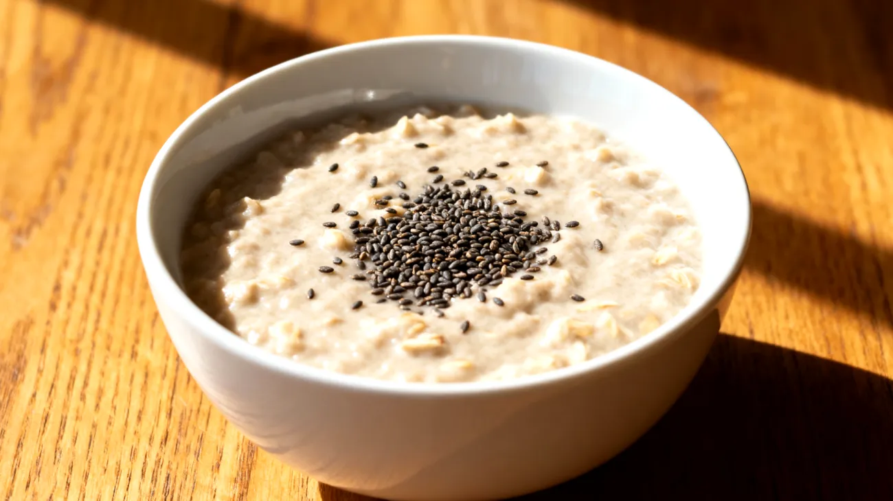 Ashwagandha-Haferbrei mit fermentierten Samen"
