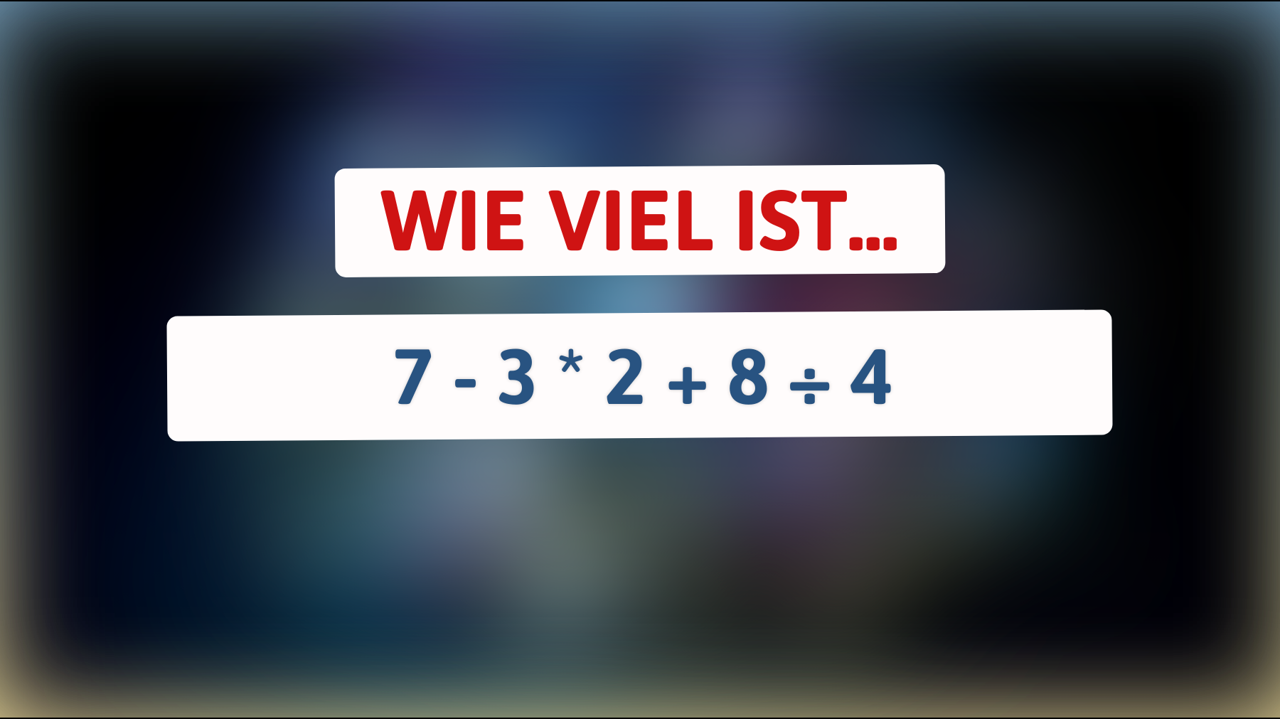 Bist du schlau genug, um das kniffligste Mathe-Rätsel des Internets zu lösen? Finde heraus, ob du zur Elite gehörst!"