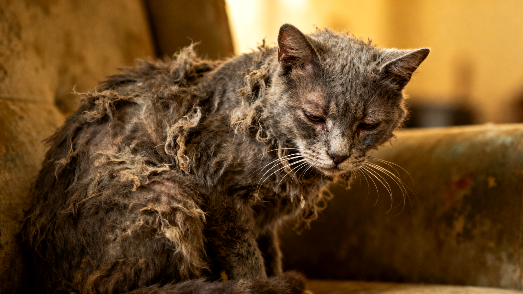 Ältere Katzen benötigen angepasste Hygienemaßnahmen, da sie aufgrund eingeschränkter Beweglichkeit und möglicher Gelenkprobleme oft Schwierigkeiten bei der Selbstreinigung haben, was zu Hautproblemen, verfilztem Fell und einem verminderten Wohlbefinden führen kann"