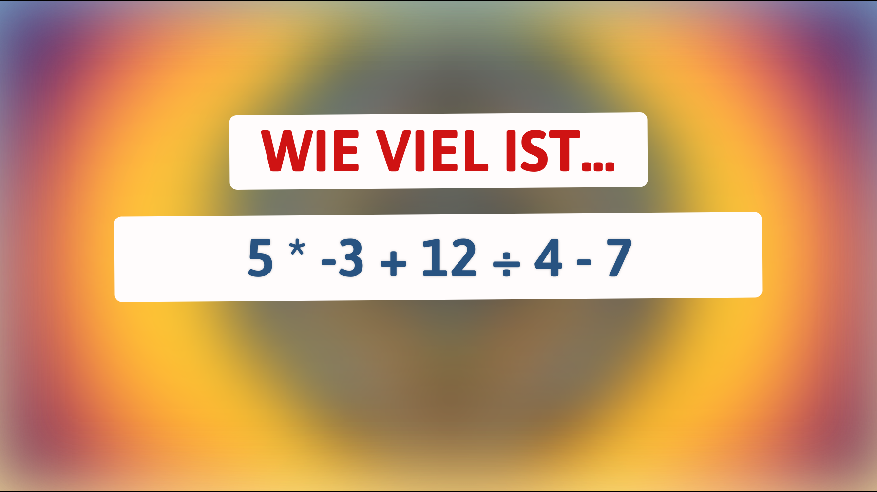 Knackst du das mathematische Rätsel, das nur wenige lösen können? Teste dein Genie jetzt!"
