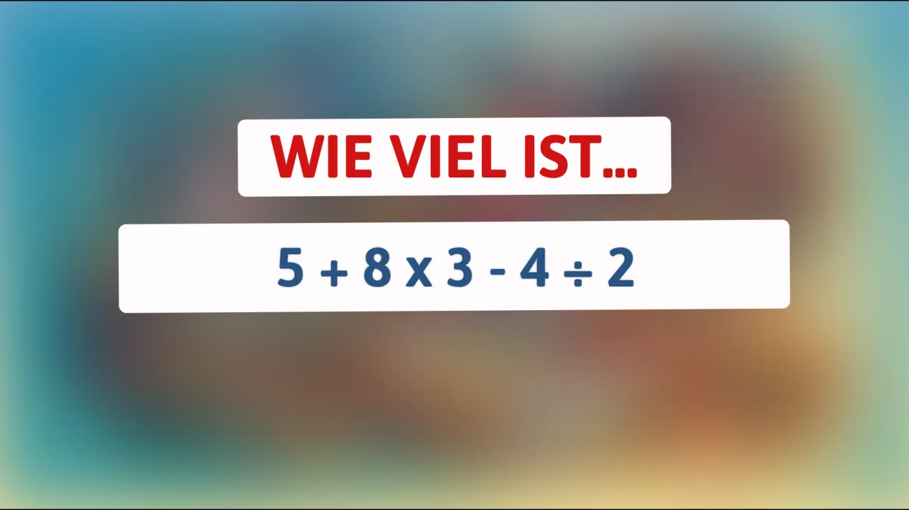 Nur 1 % der Menschen können dieses Mathe-Rätsel lösen – bist du clever genug?"