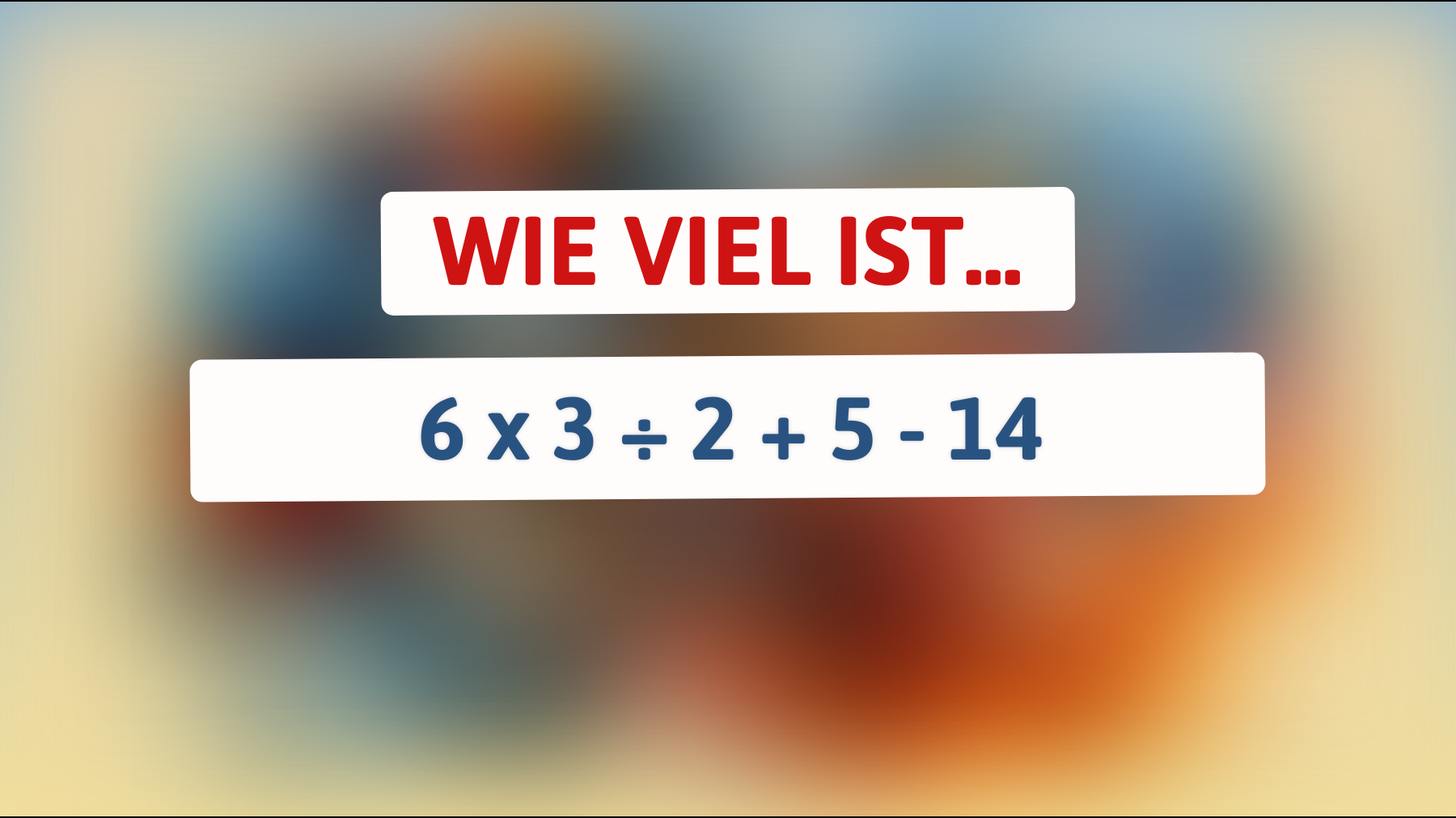 Nur 1 % der Menschen können dieses Mathe-Rätsel lösen: Bist du dabei?"