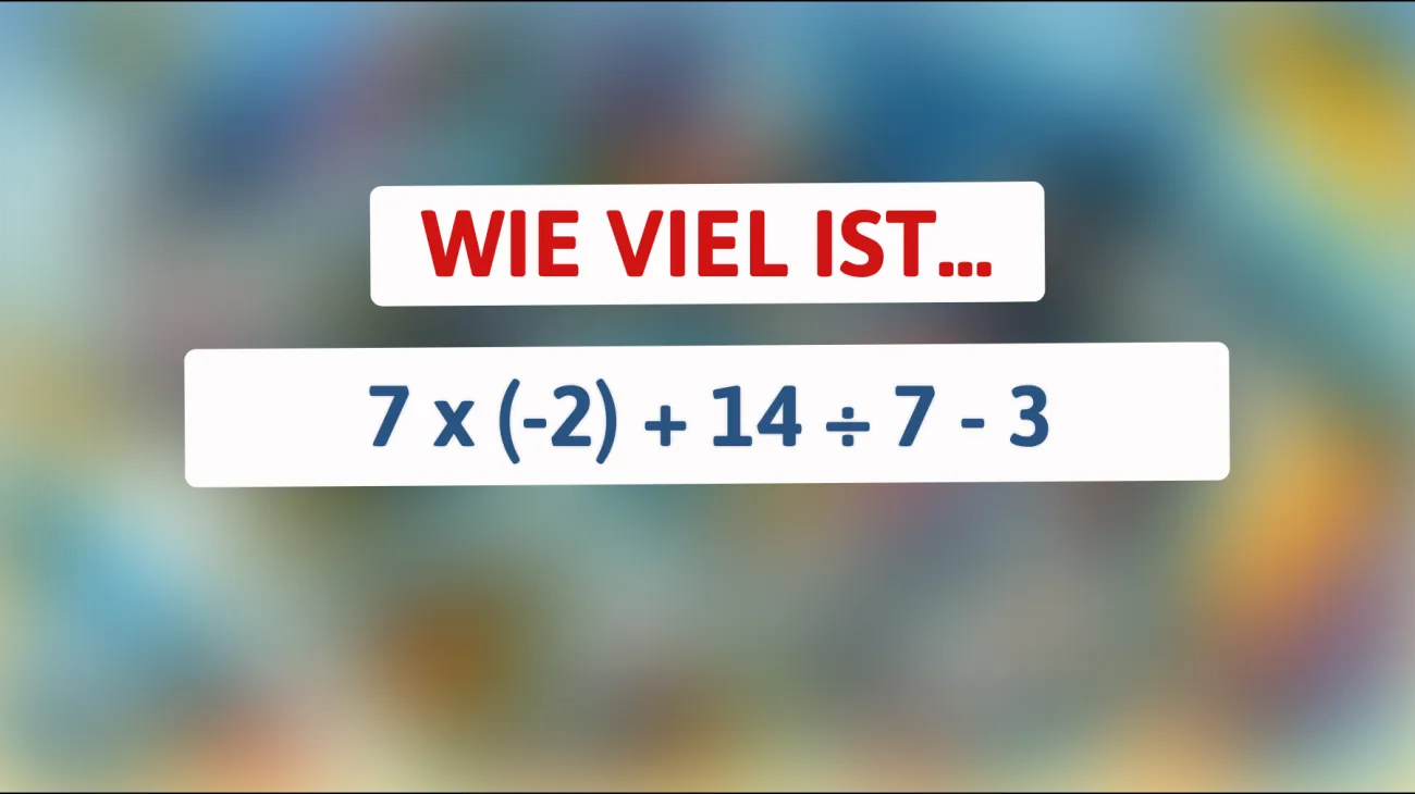Nur 1% schaffen dieses mathematische Rätsel: Bist du ein Genie?"