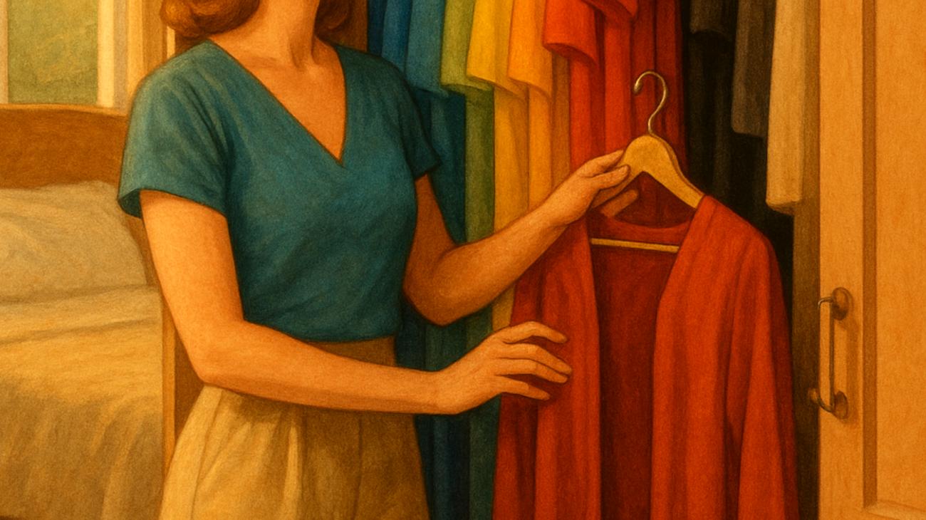 Was bedeutet es, wenn du deine Kleidung nach Farben ordnest, laut Psychologie? 2025-11-16T10:52:42.491Z"